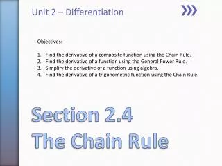Section 2.4 The Chain Rule