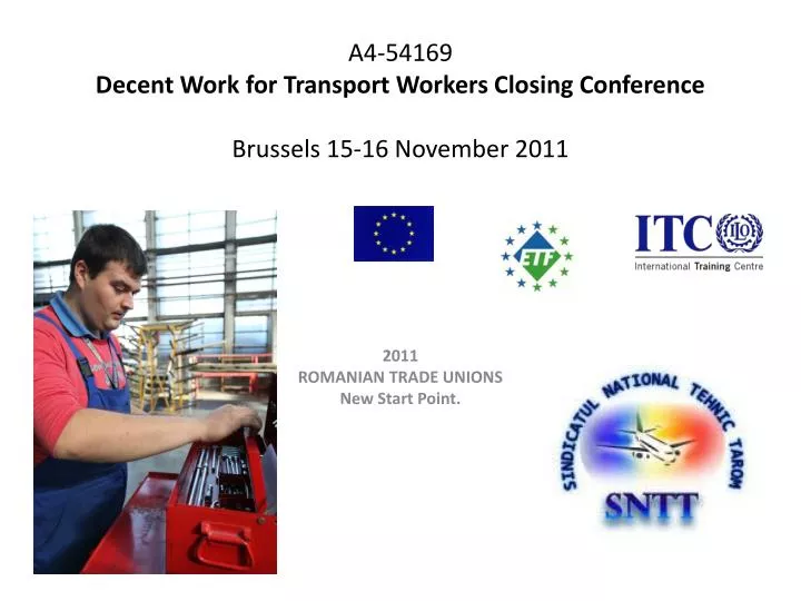 a4 54169 decent work for transport workers closing conference brussels 15 16 november 2011