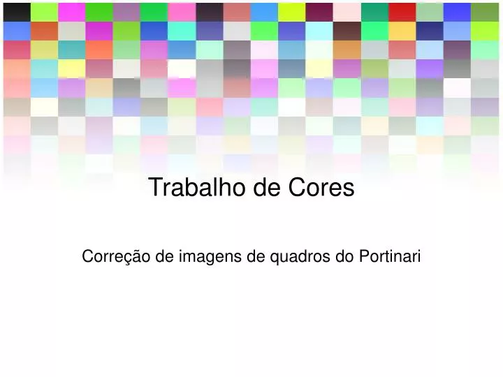 PPT - Cores PowerPoint Presentation, free download - ID:5729757