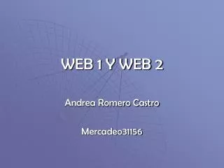 web 1 y web 2