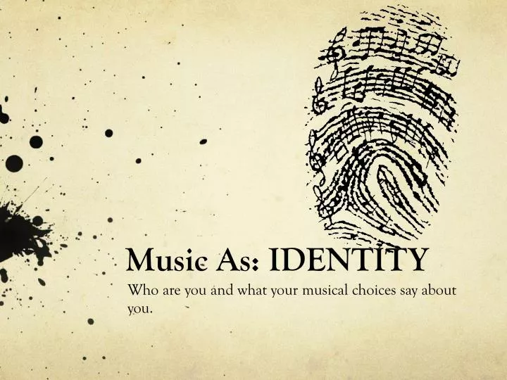 music as identity