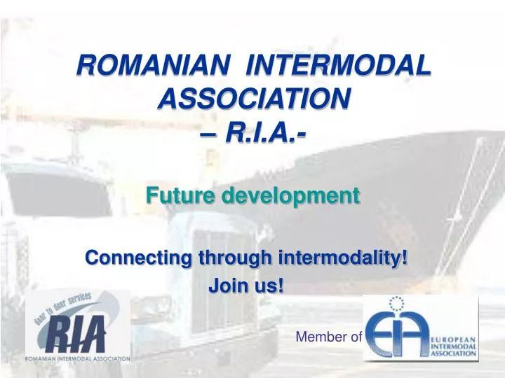 romanian intermodal association r i a future development