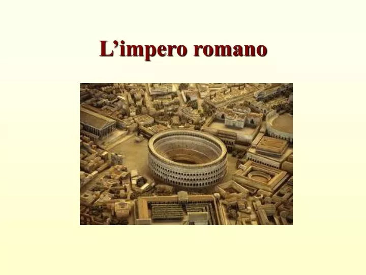 l impero romano