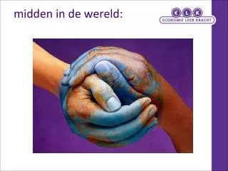 midden in de wereld