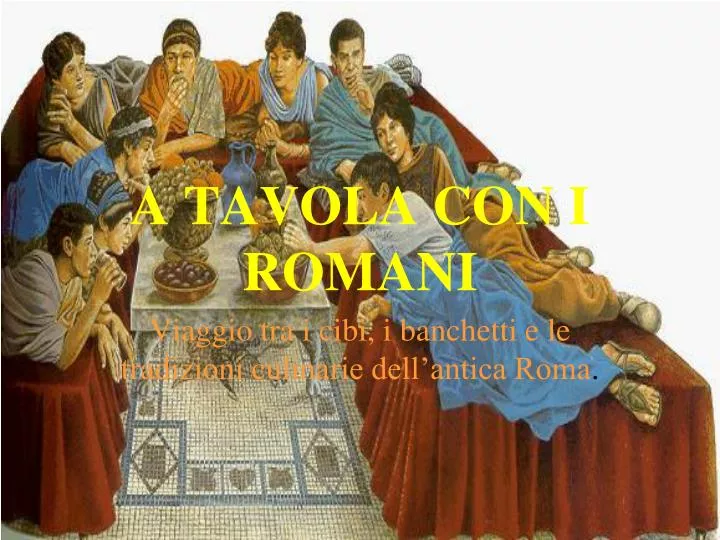a tavola con i romani