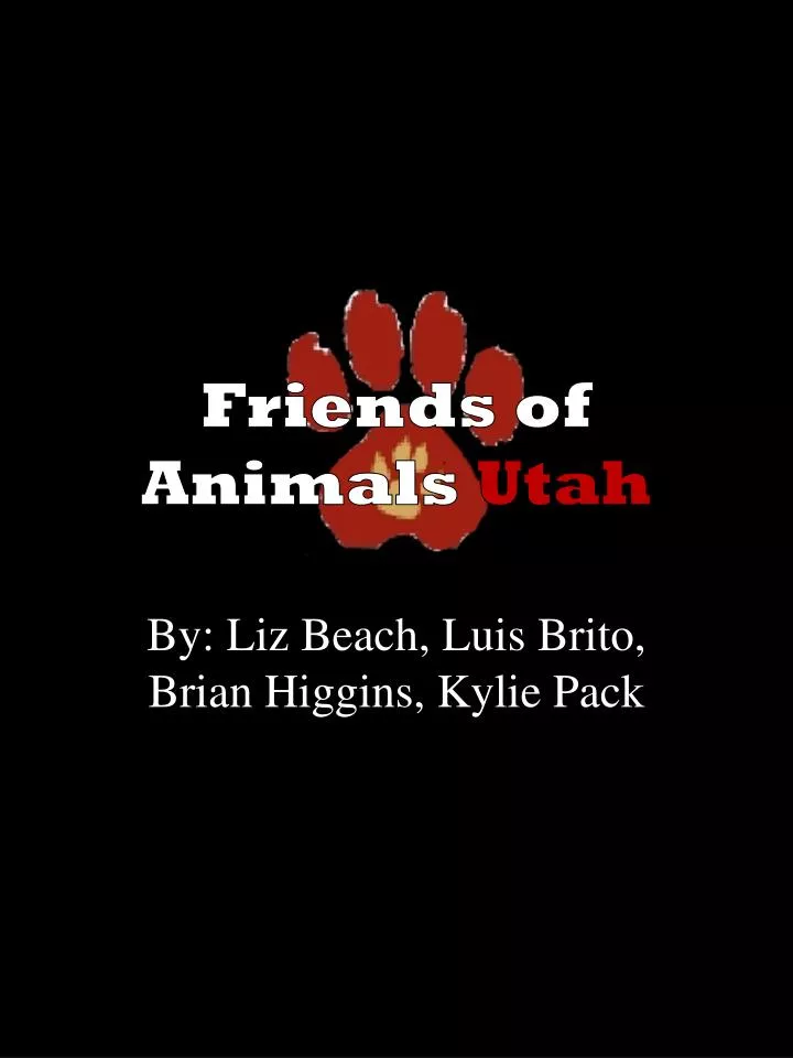 friends of animals utah