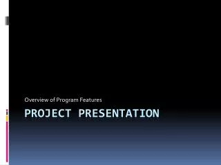 Project Presentation