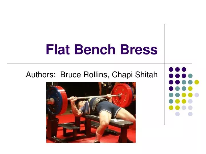 flat bench bress