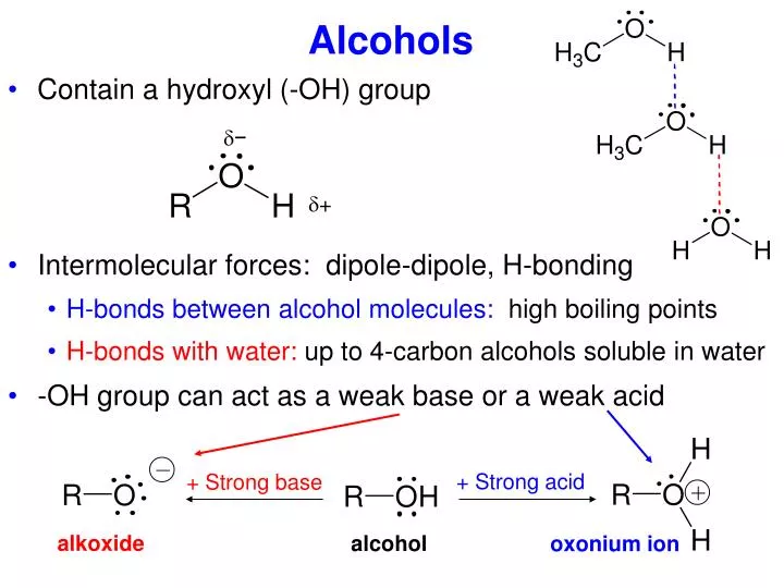 alcohols