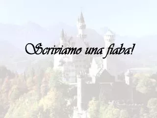 scriviamo una fiaba