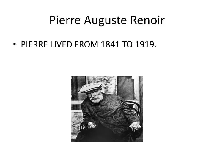 pierre auguste r enoir