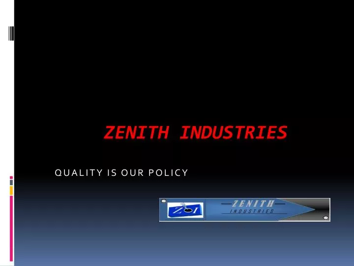 quality is our policy