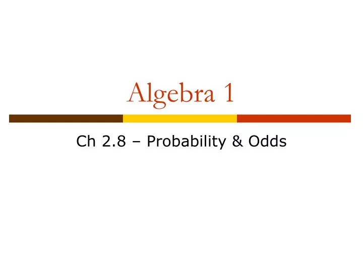 algebra 1