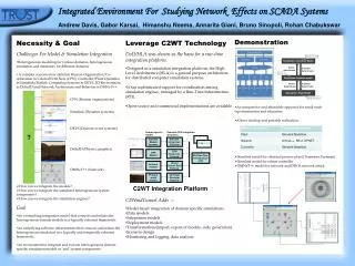 Integrated Environment For Studying Network Effects on SCADA Systems