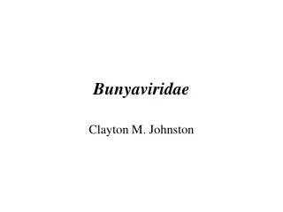 Bunyaviridae