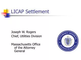 LICAP Settlement