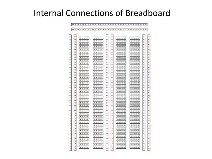 internal connections of breadboard