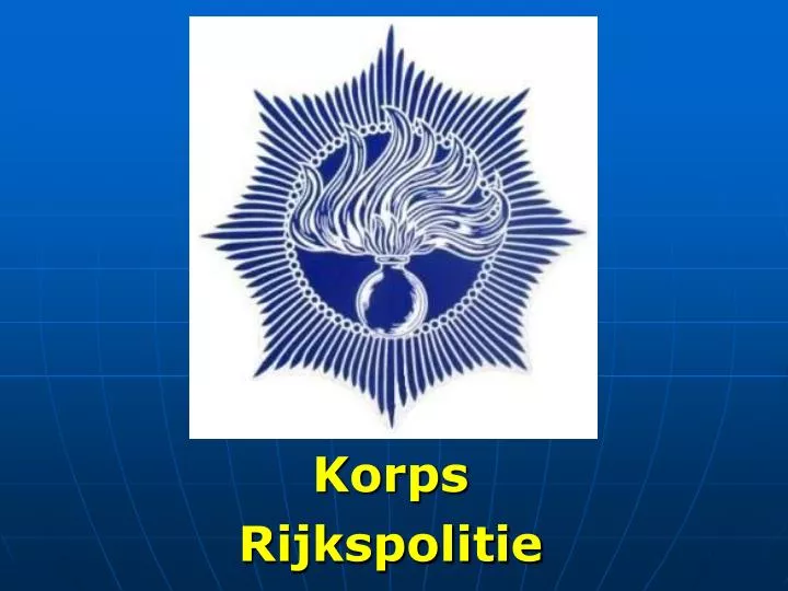 korps rijkspolitie