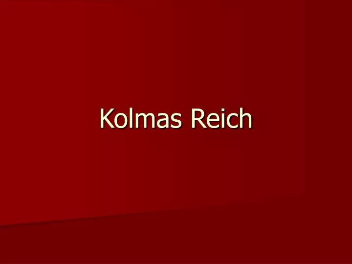 kolmas reich