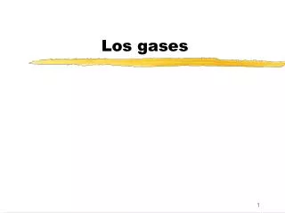 los gases