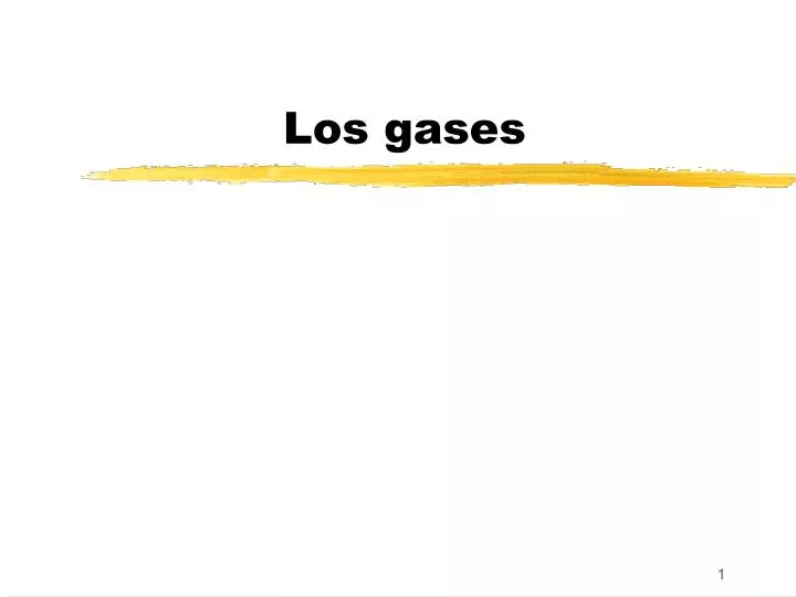 los gases