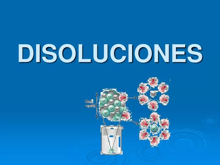 disoluciones