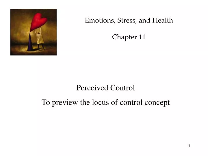 emotions stress and health chapter 11