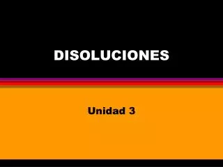 disoluciones