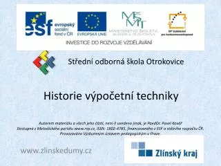 historie v po etn techniky