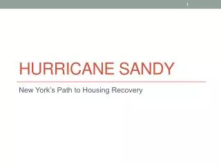 Hurricane Sandy