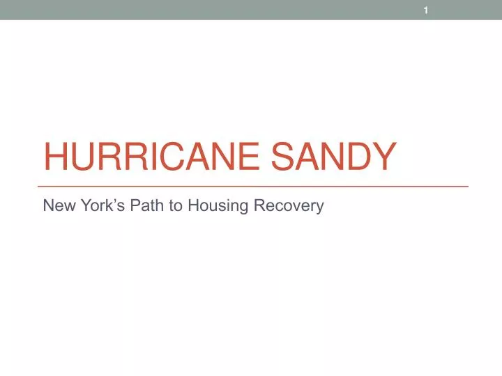 hurricane sandy