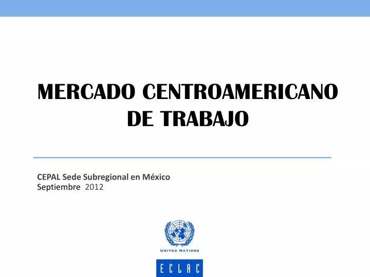 mercado centroamericano de trabajo