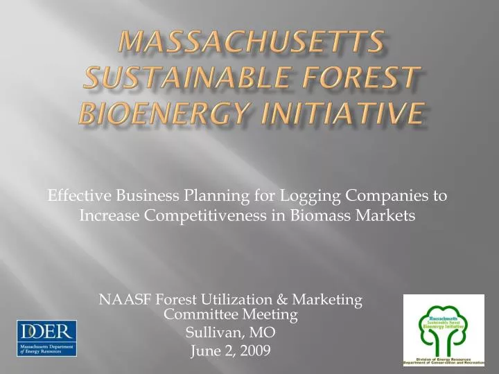 massachusetts sustainable forest bioenergy initiative
