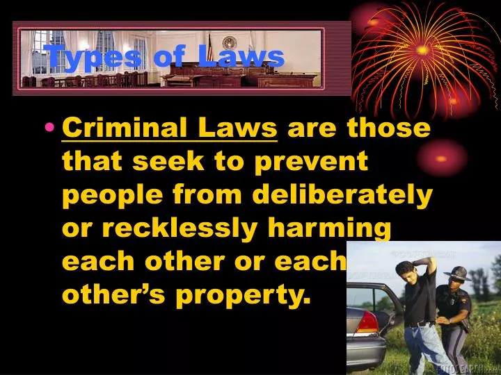 types of laws