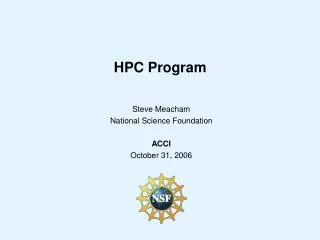 HPC Program