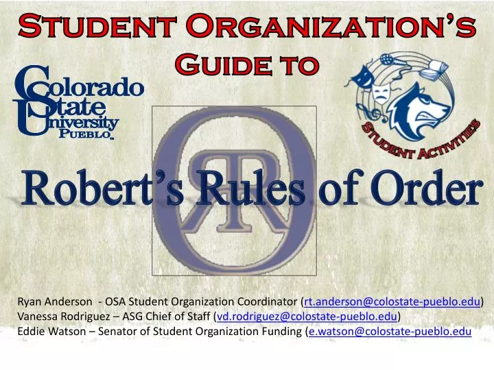 student organization s guide to