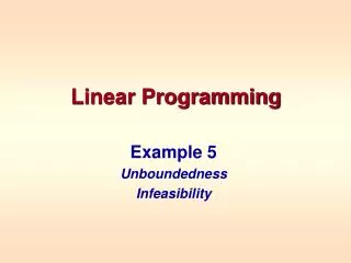 Linear Programming