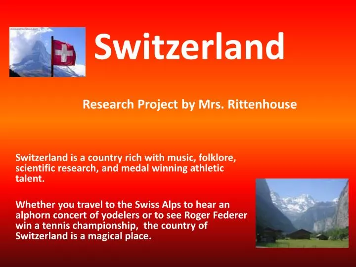 switzerland research project by mrs rittenhouse