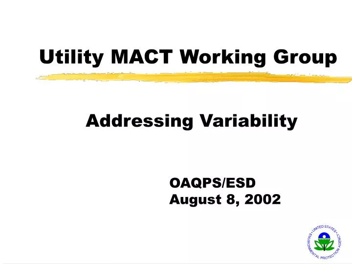 utility mact working group