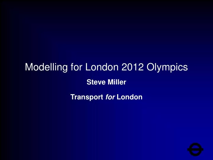 modelling for london 2012 olympics