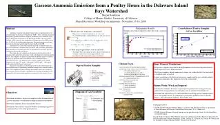 Gaseous Ammonia Emissions from a Poultry House in the Delaware Inland Bays Watershed