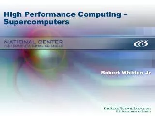 High Performance Computing – Supercomputers