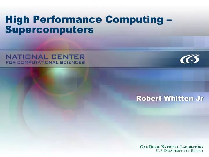 high performance computing supercomputers