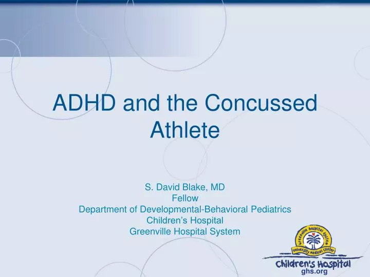 adhd and the concussed athlete