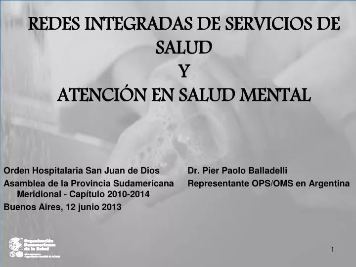 redes integradas de servicios de salud y atenci n en salud mental