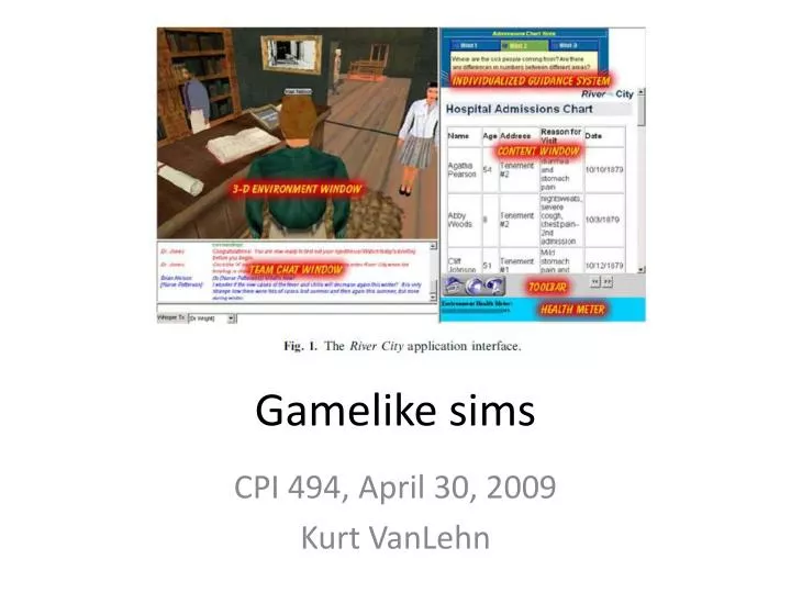 gamelike sims