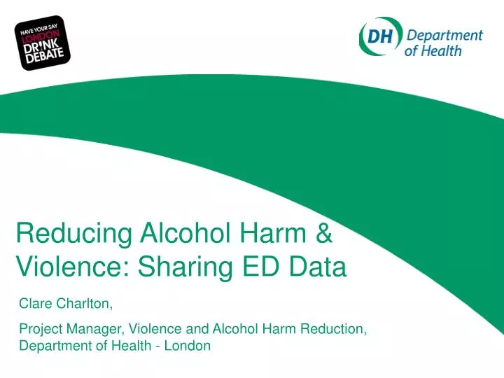 reducing alcohol harm violence sharing ed data