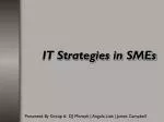 IT Strategies in SMEs