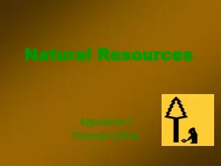 natural resources