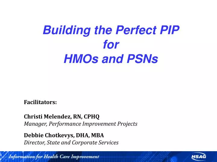 building the perfect pip for hmos and psns